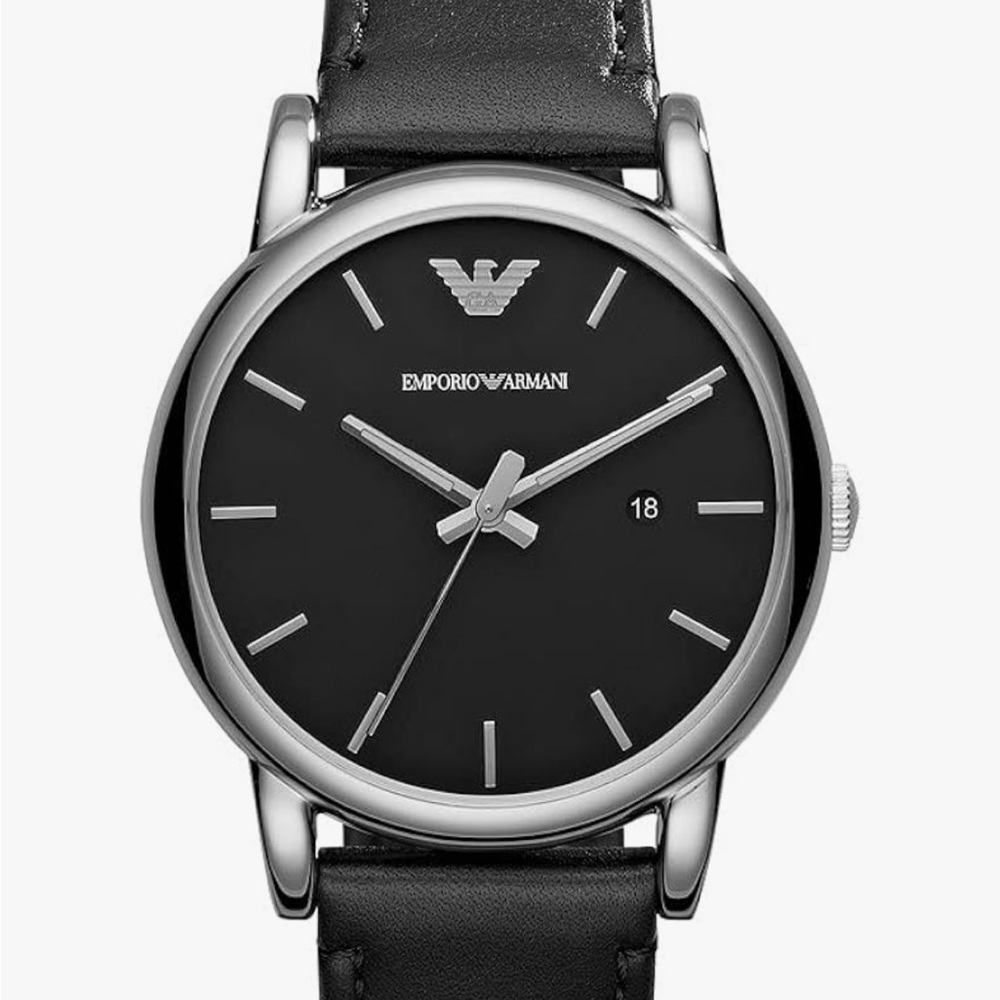 Emporio Armani AR1692 Mens Black Luigi Watch
